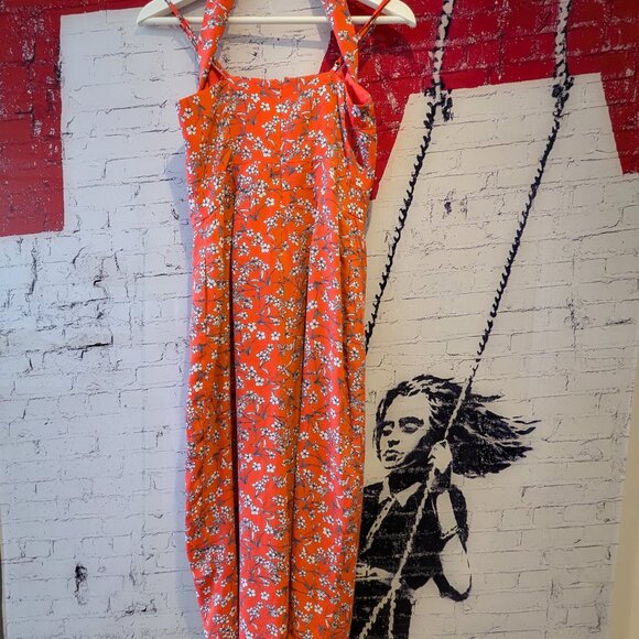Banana Republic Coral Wide Leg Jumpsuit - Picture 4 of 4
